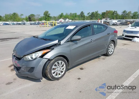 2012 Hyundai Elantra Gls z USA, uszkodzony, nr VIN 5NPDH4AE8CH133396